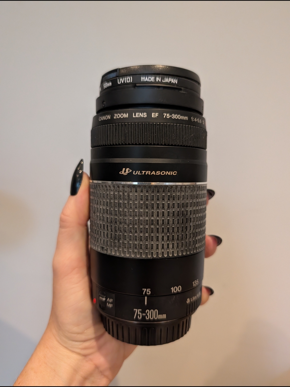 Canon 75-300mm Telephoto Zoom Lens - Black